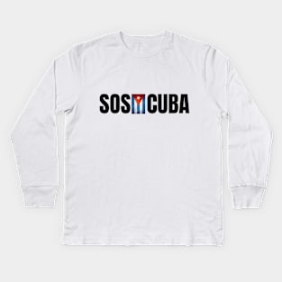 SOSCUBA || FLAG Kids Long Sleeve T-Shirt